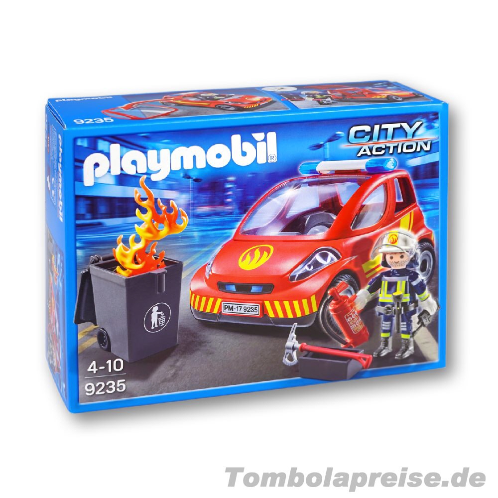 Tombolapreis Feuerwehr-Einsatzfahrzeug Playmobil