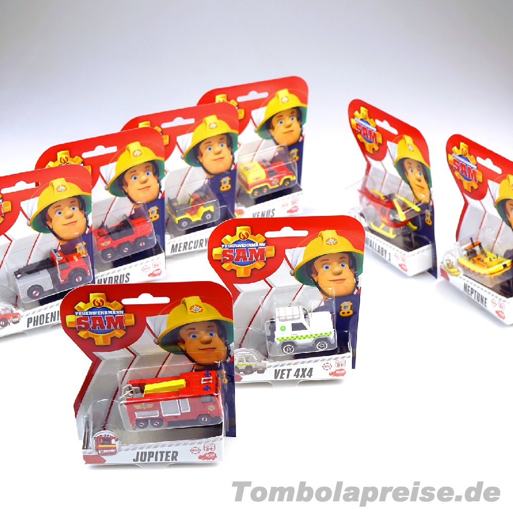 Tombolapreis Feuerwehrmann Sam Einsatzfahrzeuge