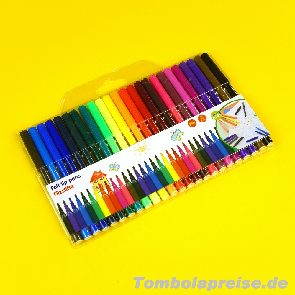 Tombolapreis Filzstifte-Set 24teilig