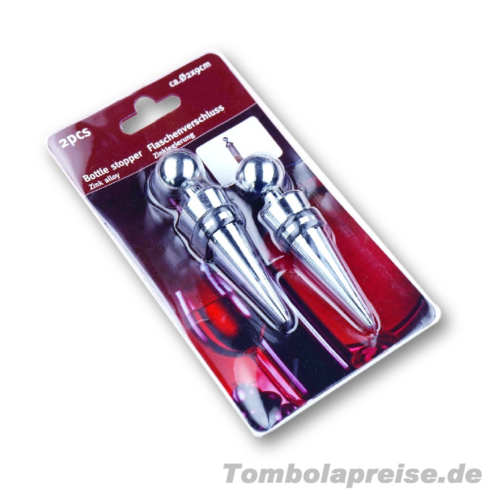 Tombolapreis Weinflaschenverschluss 2er-Set