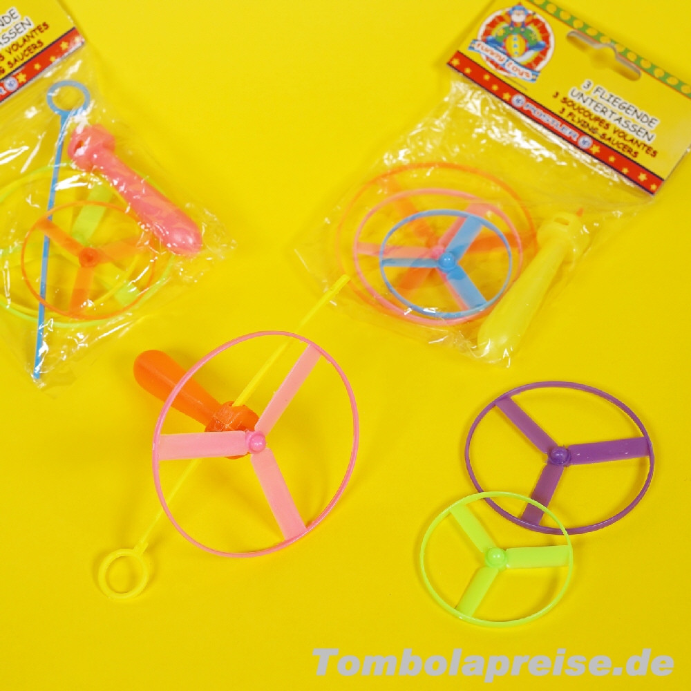 Tombolapreis Flug-Untertassen-Set