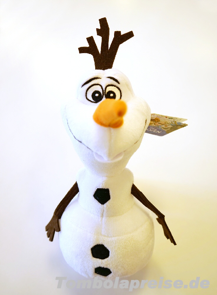 Tombolapreis Pl&uuml;schfigur Olaf-Frozen