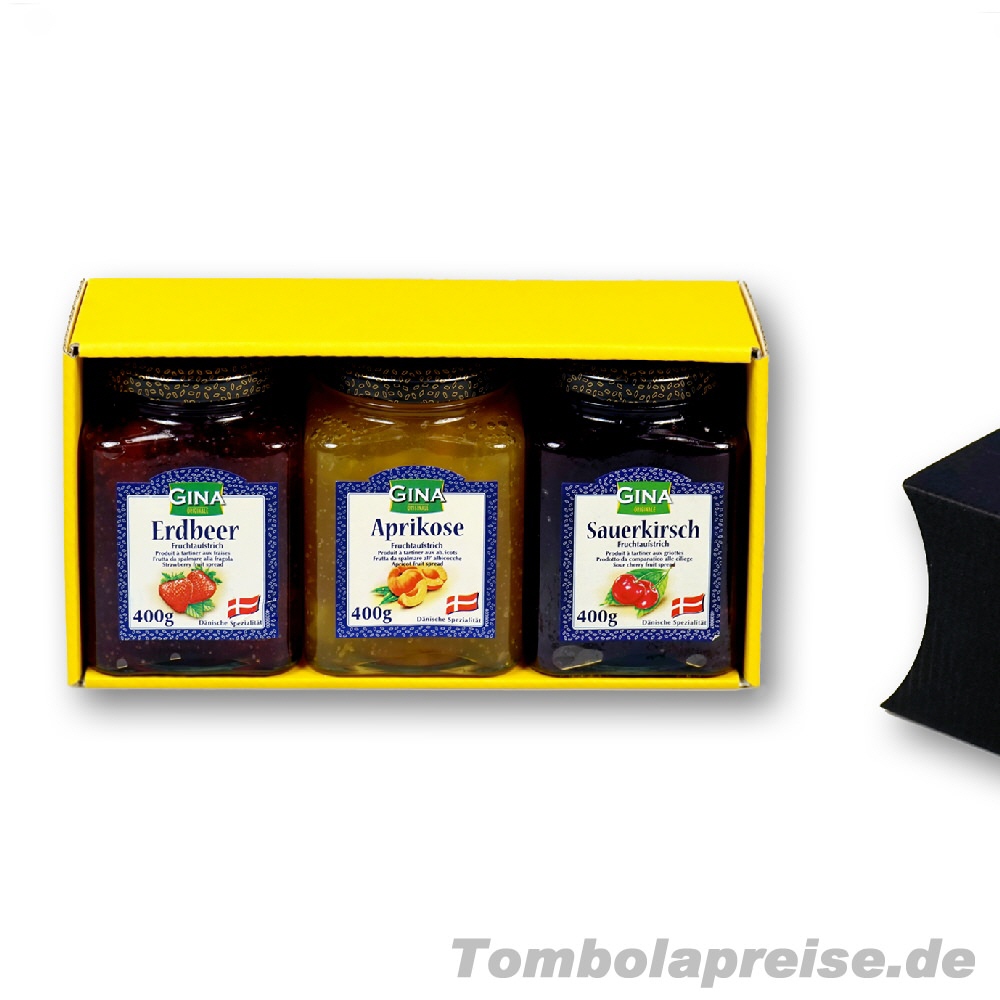 Tombolapreis Geschenkset Fruchtaufstriche