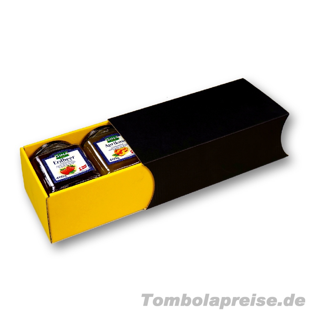 Tombolapreis Fruchtaufstriche-Geschenkbox