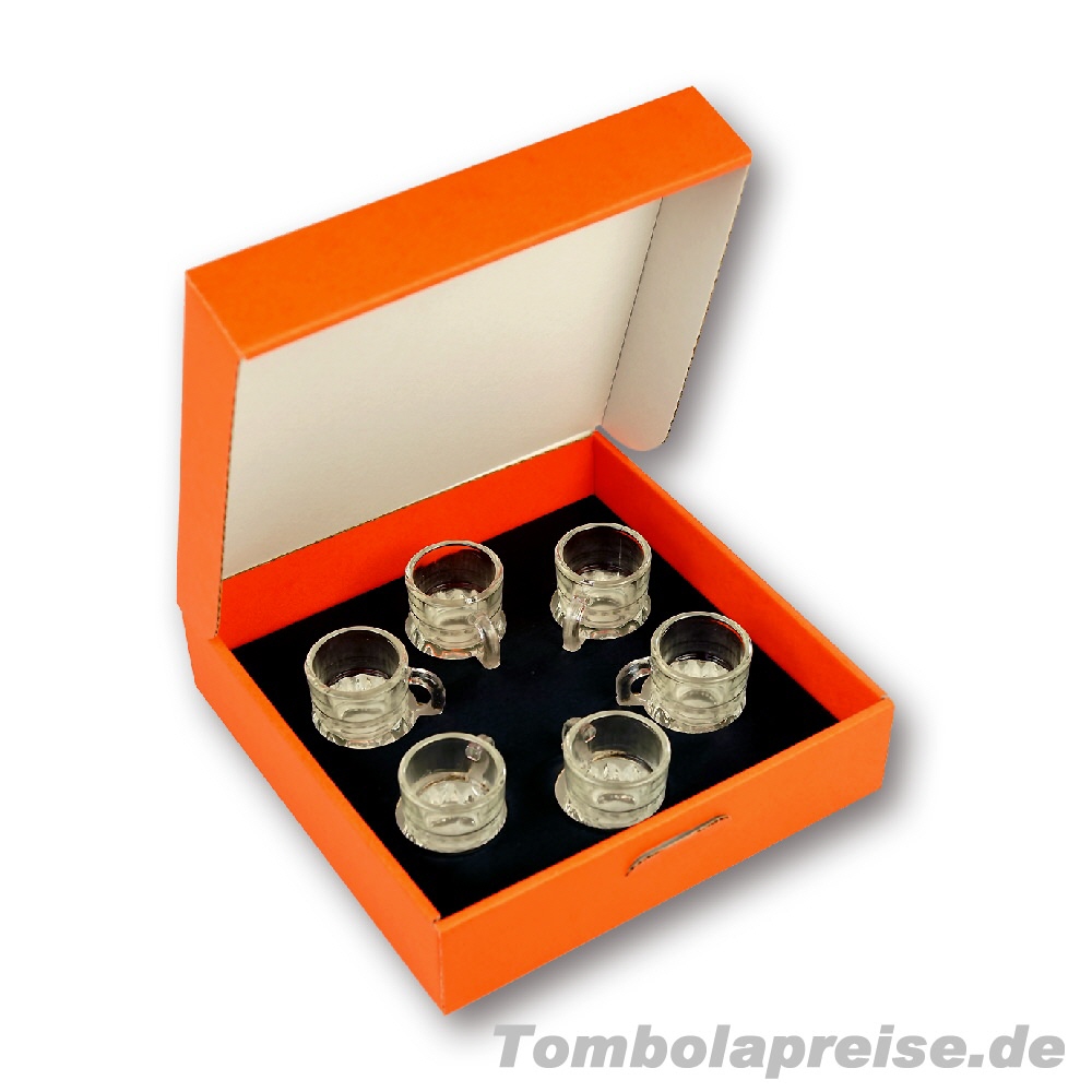 Tombolapreis Glasstamper 6er-Geschenkset
