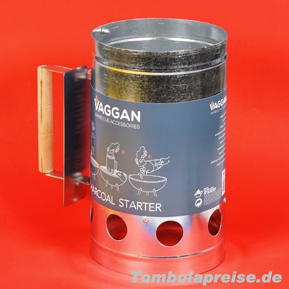 Tombolapreis Grillstarter-Kamin aus Metall