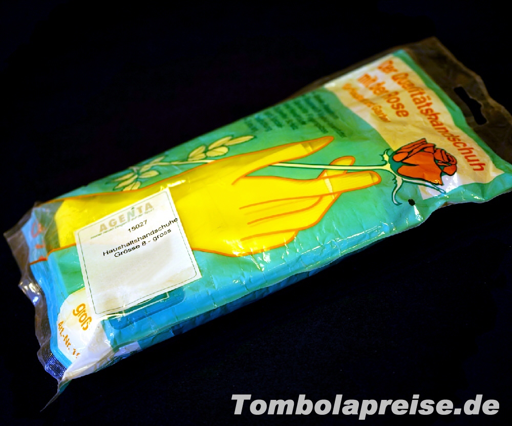 Tombolapreis Haushaltshandschuhe