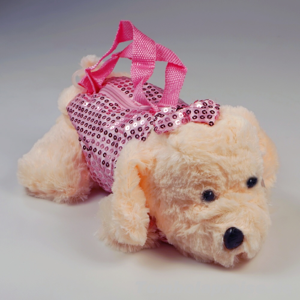 Tombolapreis Handtasche Pl&uuml;schhund