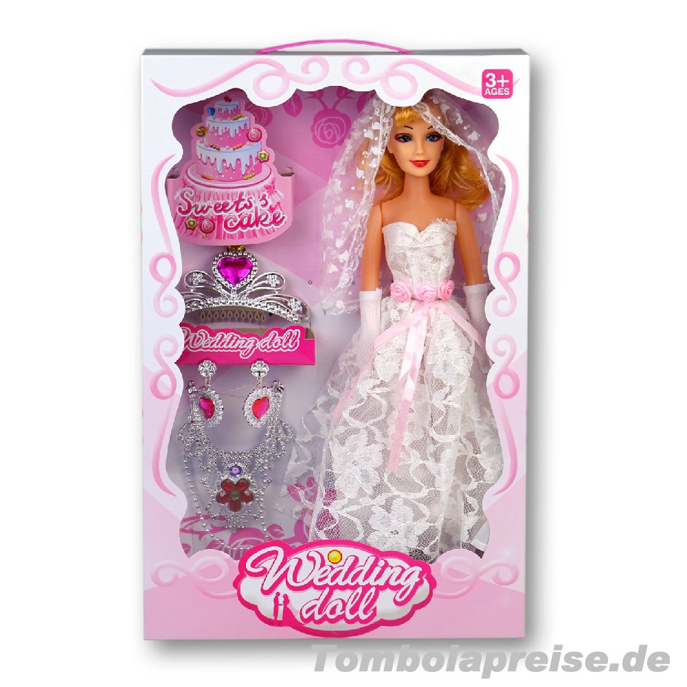 Tombolapreis Hochzeitspuppe mit Zubeh&ouml;r