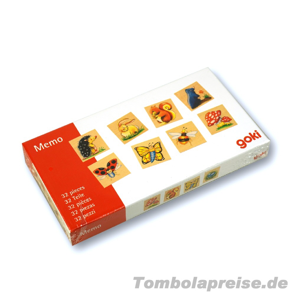 Tombolapreis Holz-Memospiel