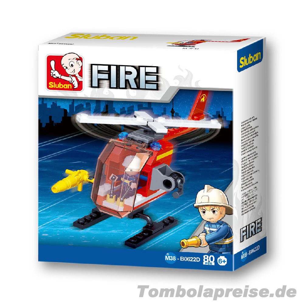 Tombolapreis Feuerwehr-Helikopter