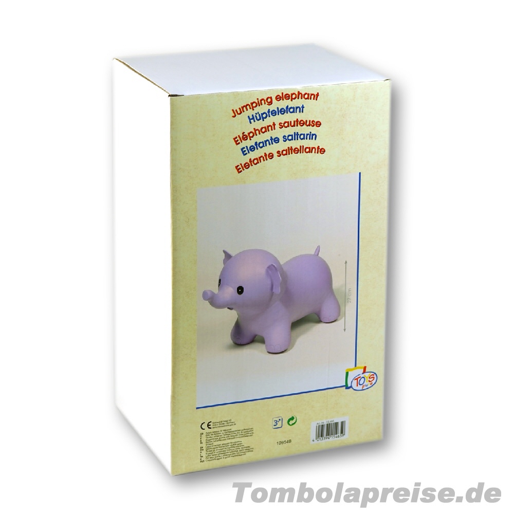 Tombolapreis Aufblasbarer H&uuml;pfelefant