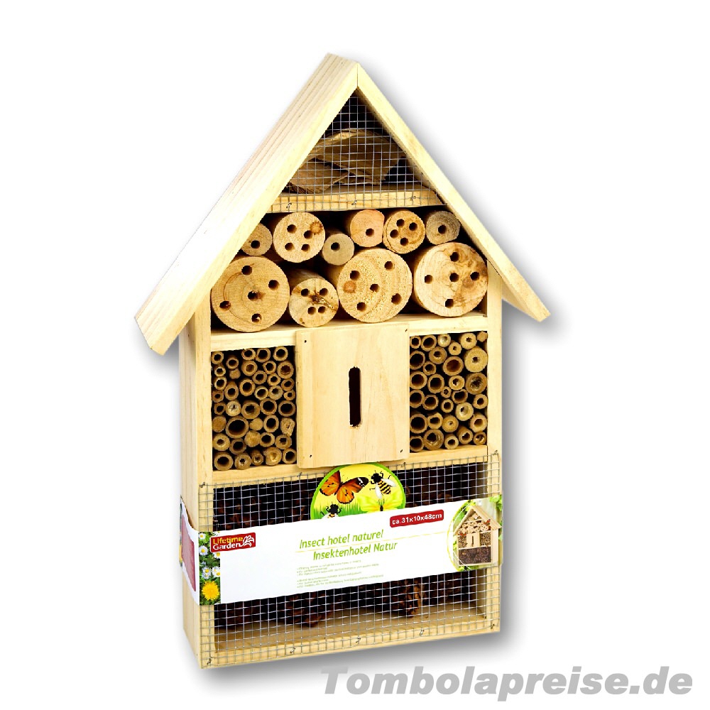 Tombolapreis Insekten-Hotel