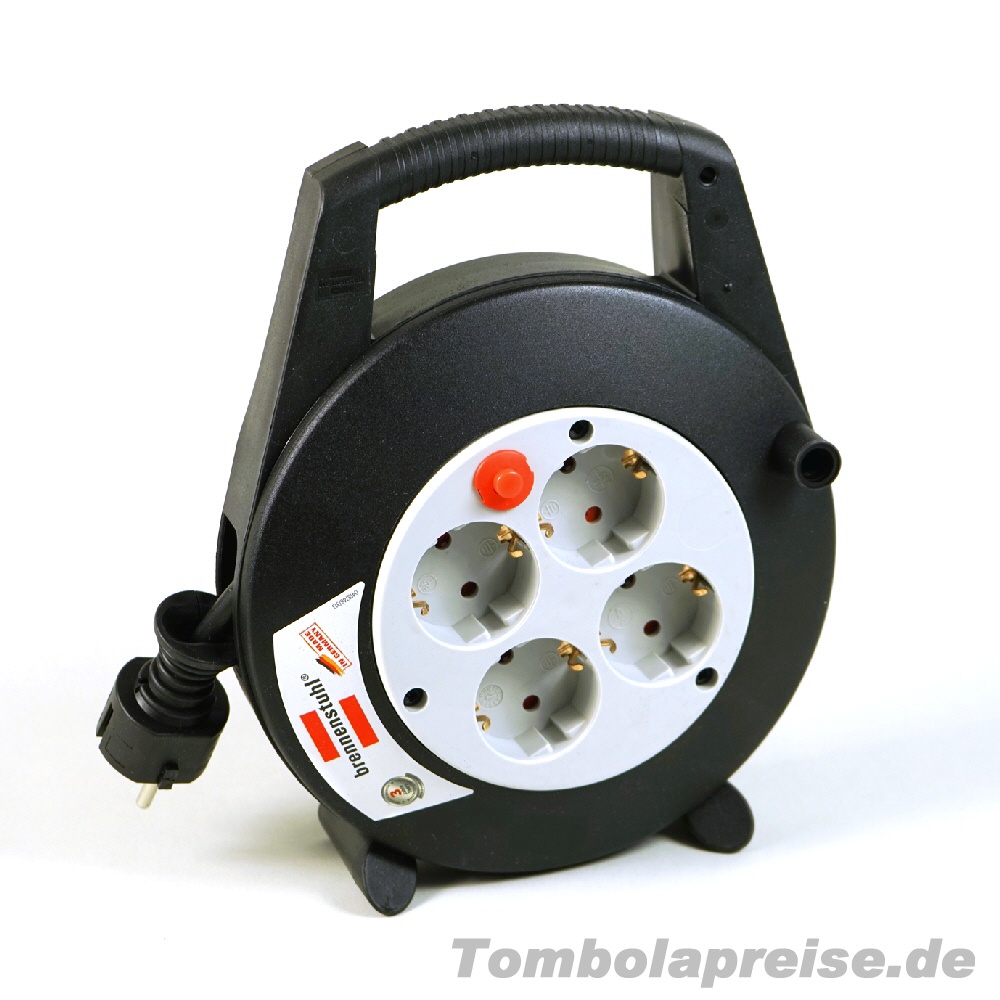 Tombolapreis Kabeltrommel schwarz