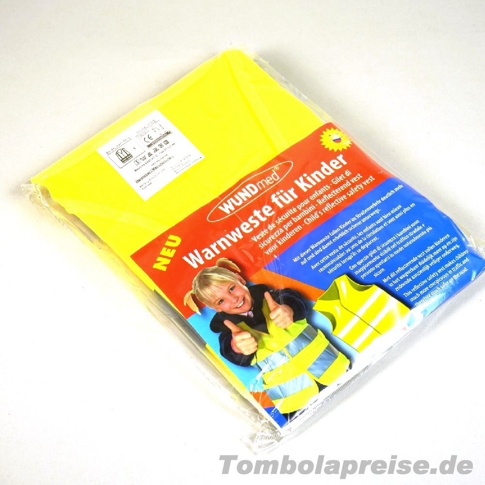 Tombolapreis Warnweste f&uuml;r Kinder
