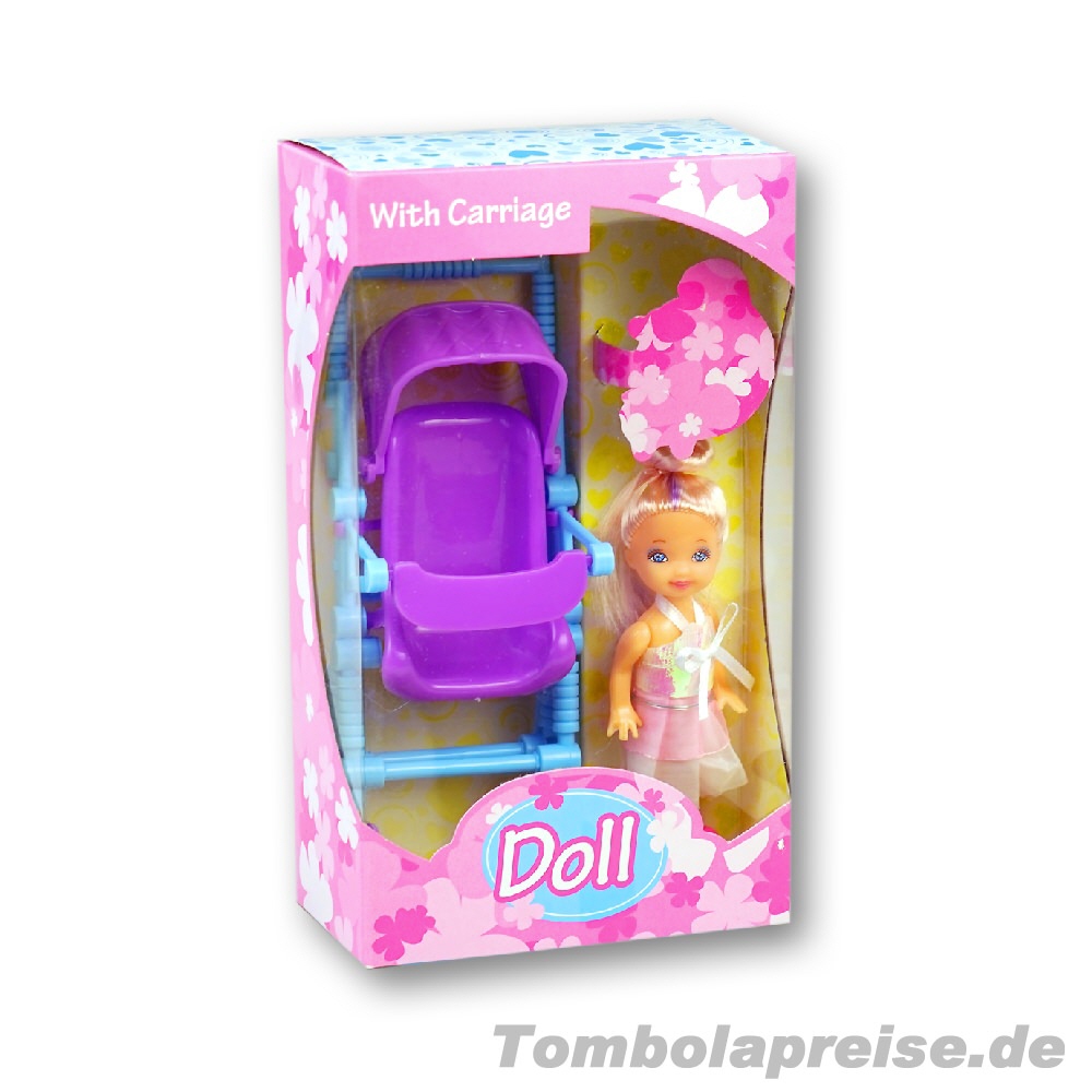 Tombolapreis Puppe mit Puppenwagen