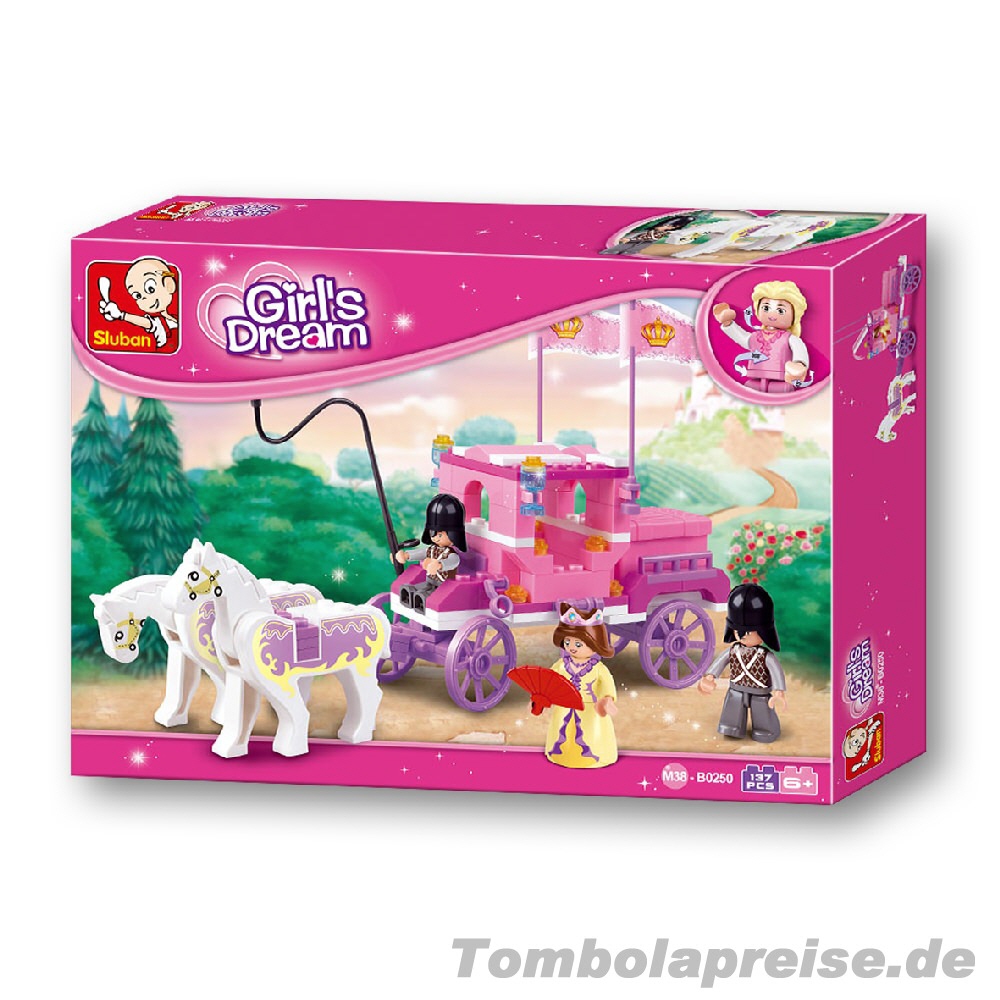 Tombolapreis Steckbausteinbox Kutsche
