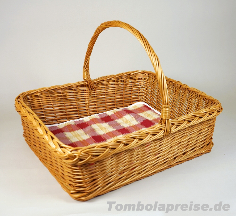 Tombolapreis Korb rechteckig