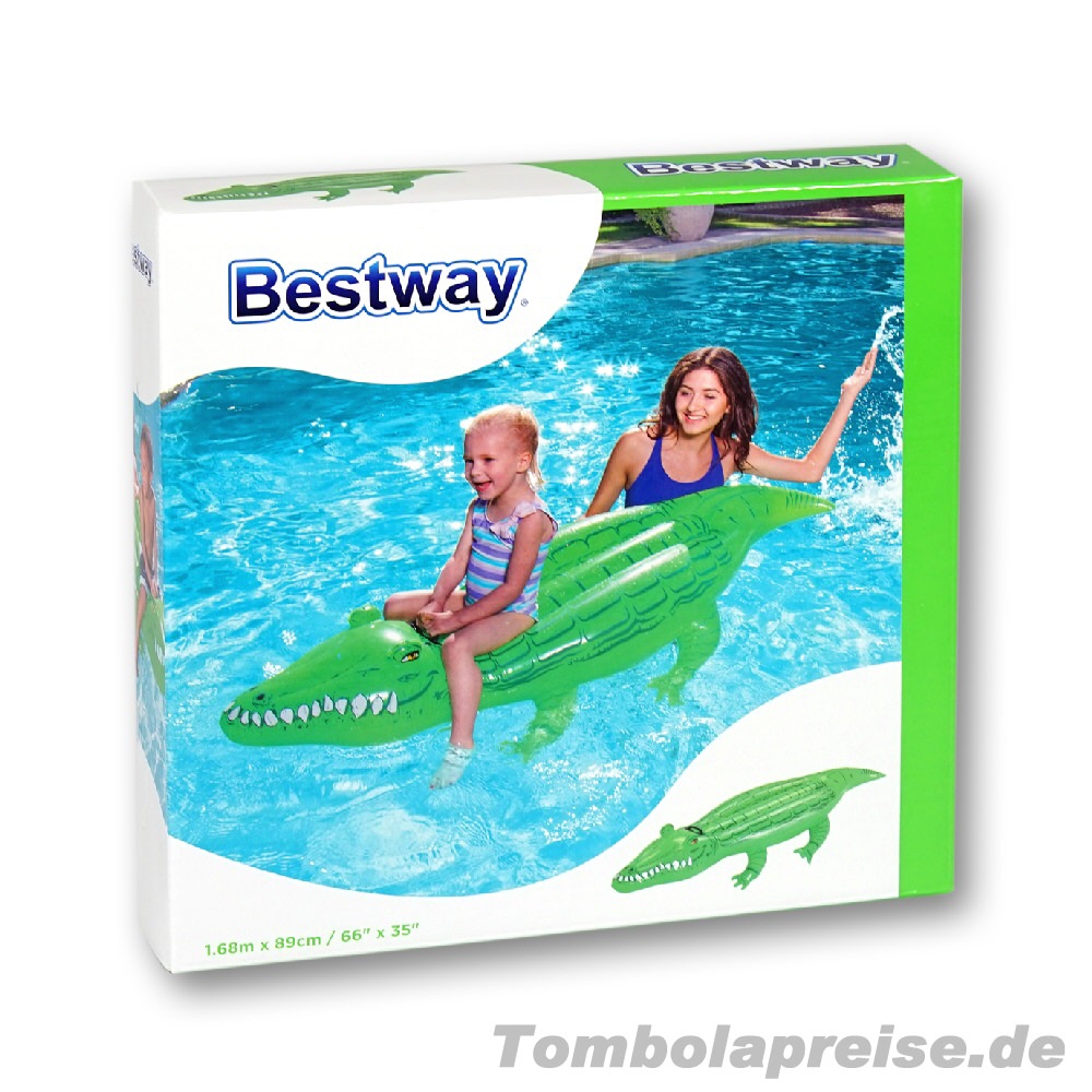 Tombolapreis Krokodil-Schwimmtier