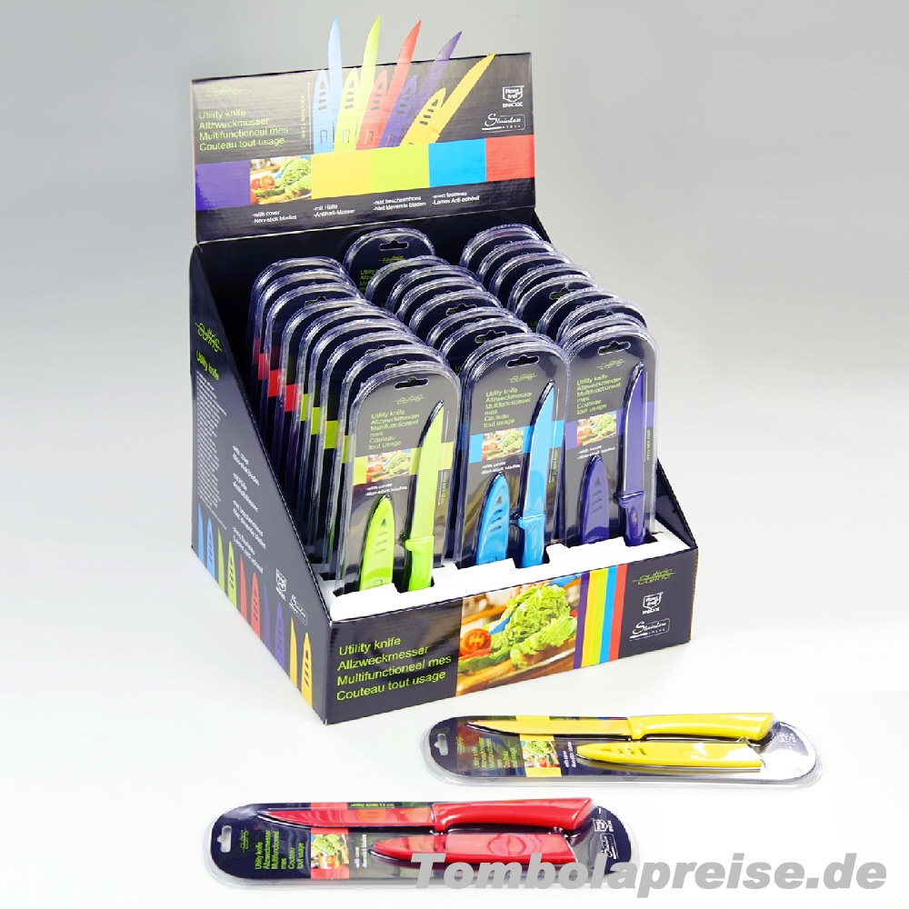 Tombolapreis K&uuml;chenmesser im Display