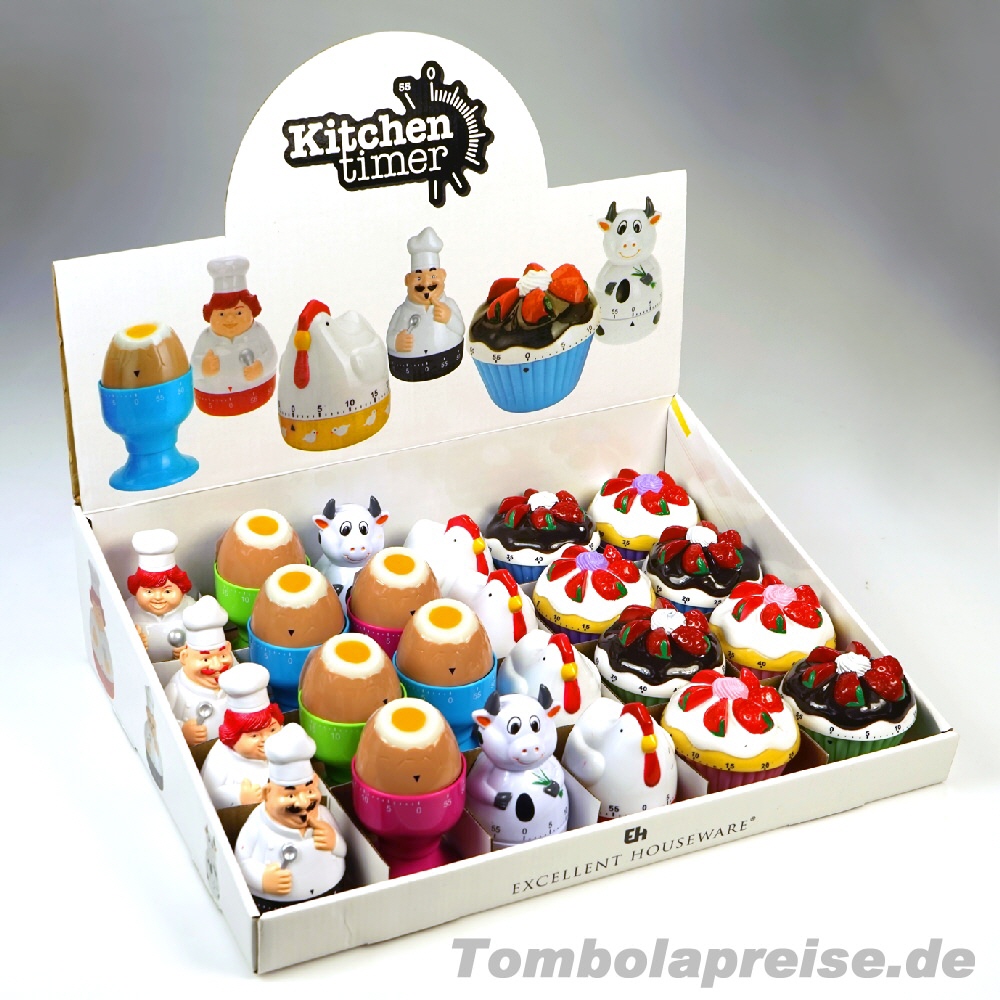 Tombolapreis K&uuml;chenwecker im Display