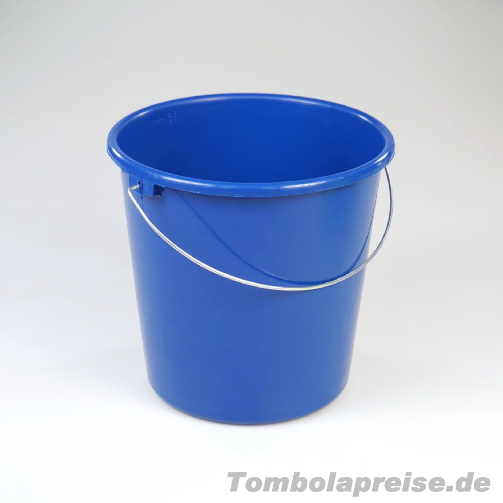 Tombolapreis Eimer 5 Liter blau