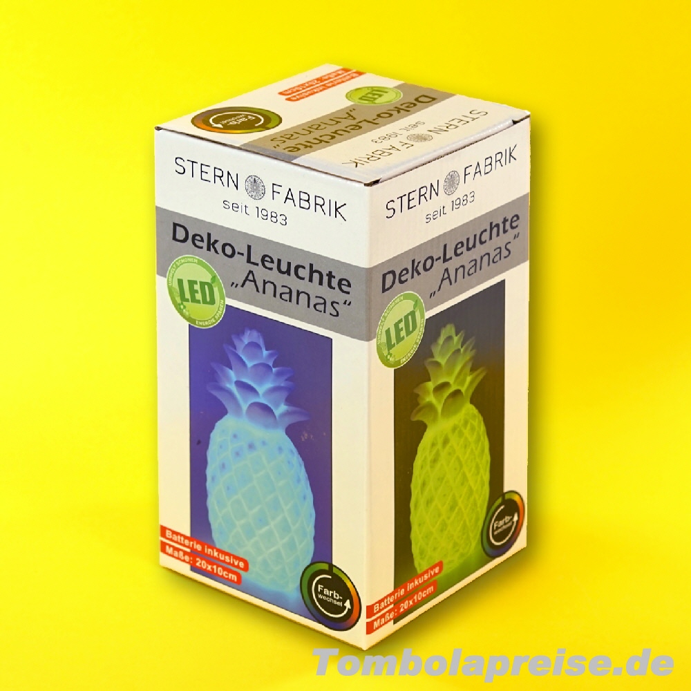 Tombolapreis Ananas LED-Leuchte