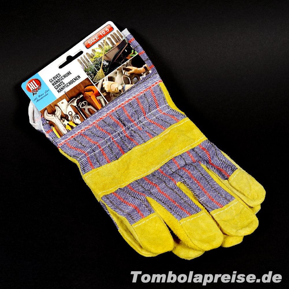 Tombolapreis Arbeitshandschuhe Leder