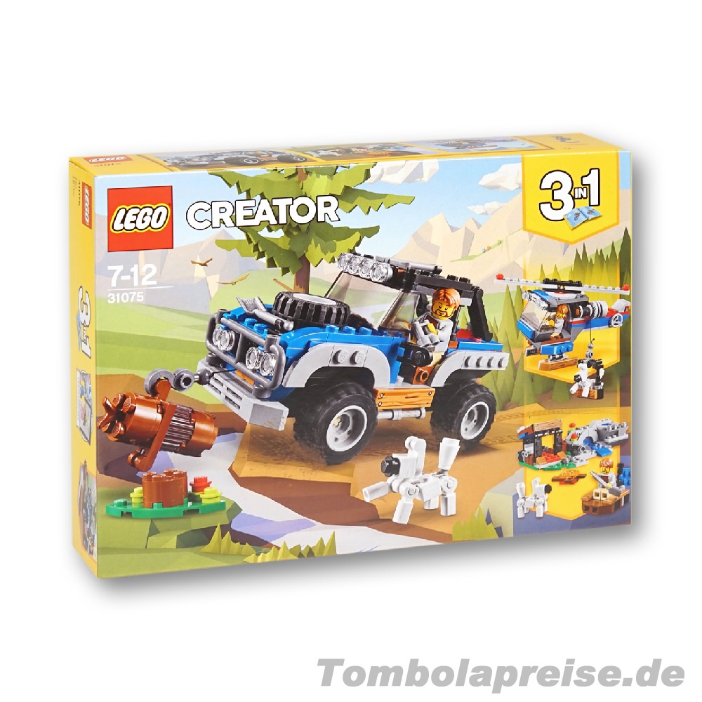 Tombolapreis LEGO Gel&auml;ndewagen Creator 3in1