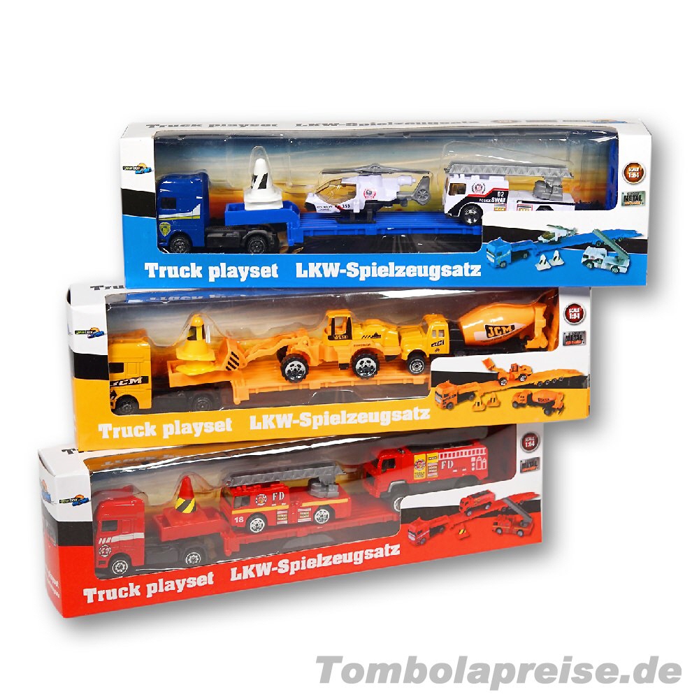 Tombolapreis LKW-Spielzeugsatz