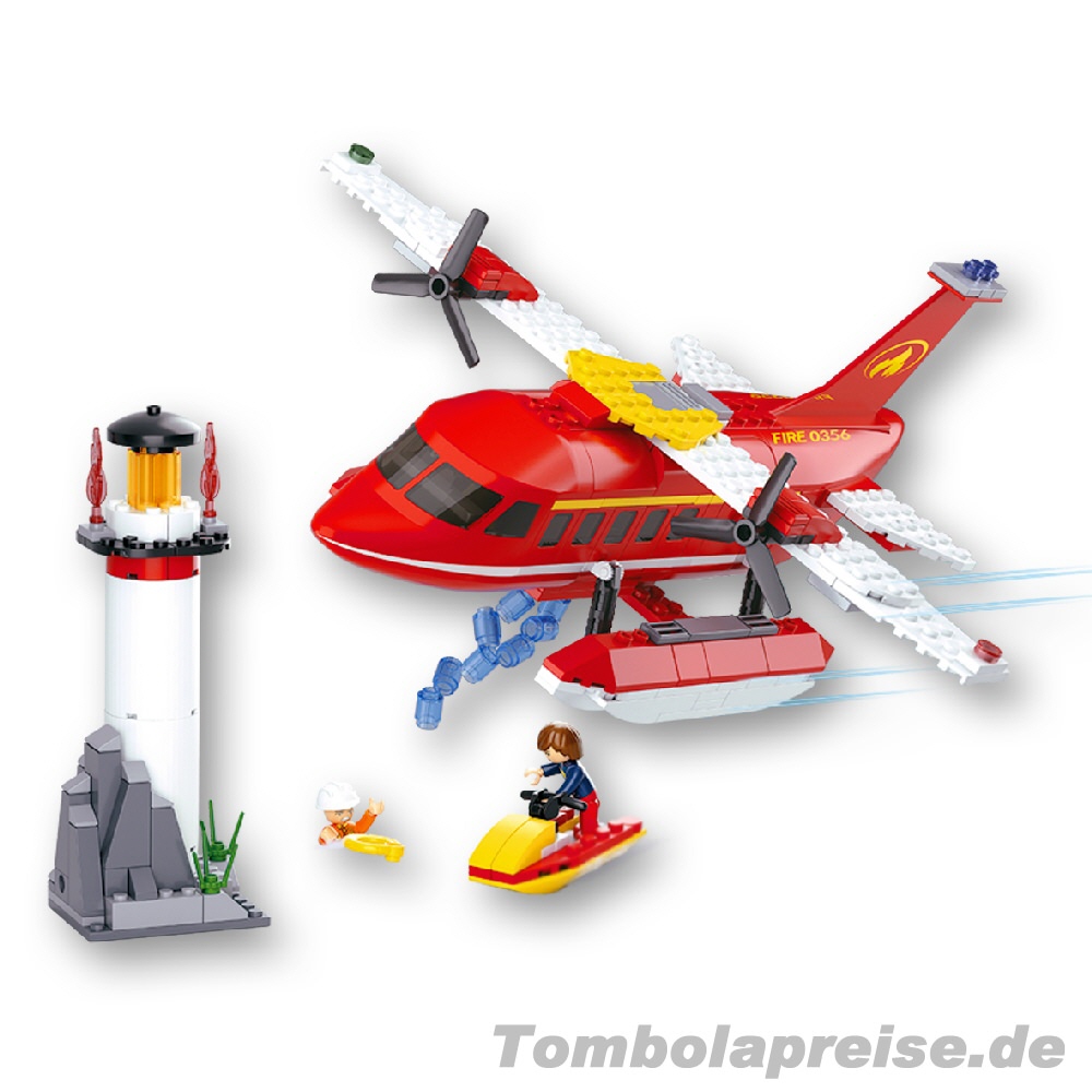 Tombolapreis Steckbausteinkasten L&ouml;schflugzeug