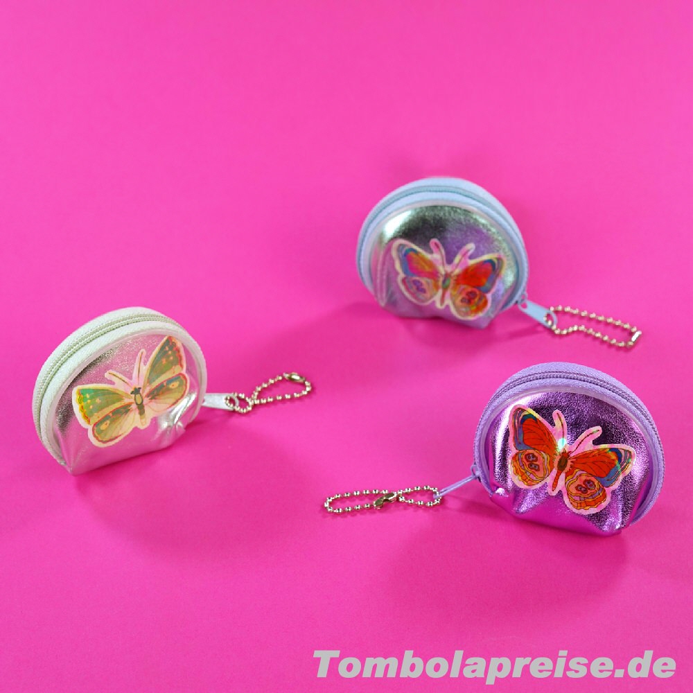Tombolapreis Geldbeutel Schmetterling