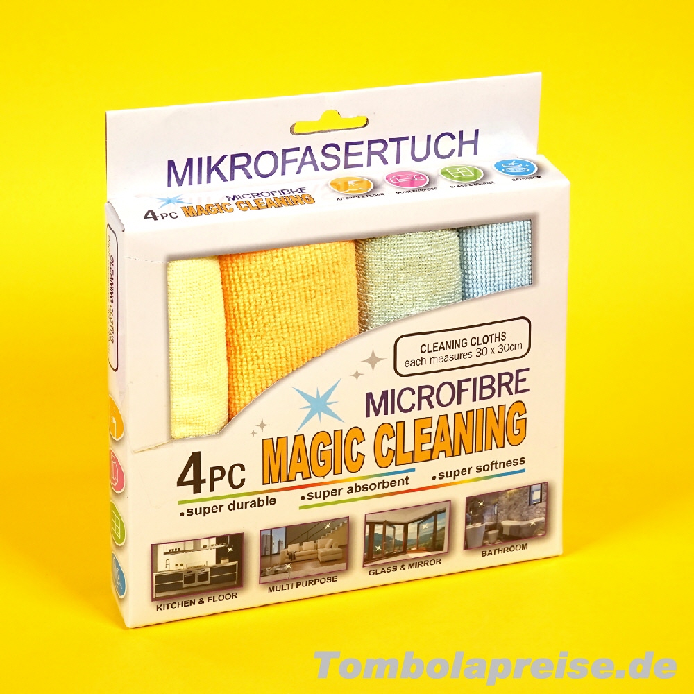 Tombolapreis Mikrofasert&uuml;cher 4er-Set