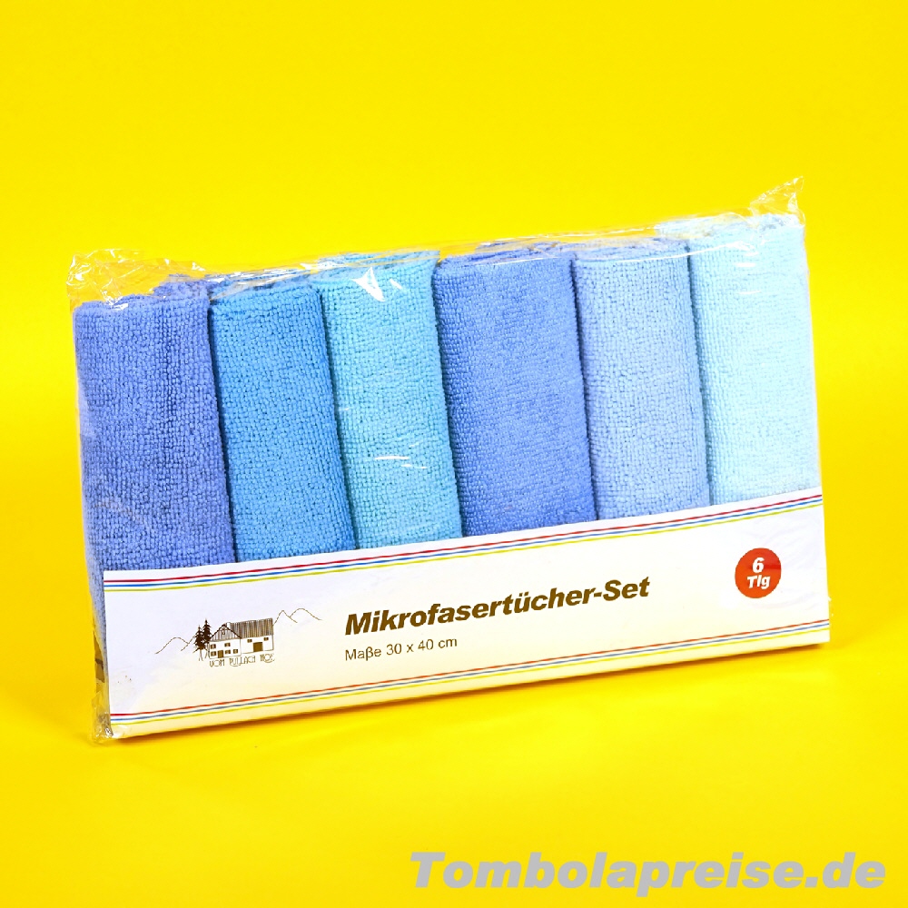 Tombolapreis Mikrofasert&uuml;cher 6er-Set