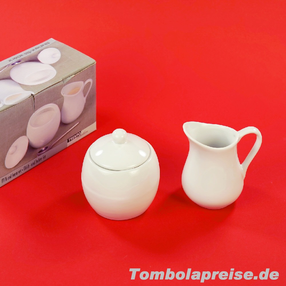 Tombolapreis Milch- und Zuckerset