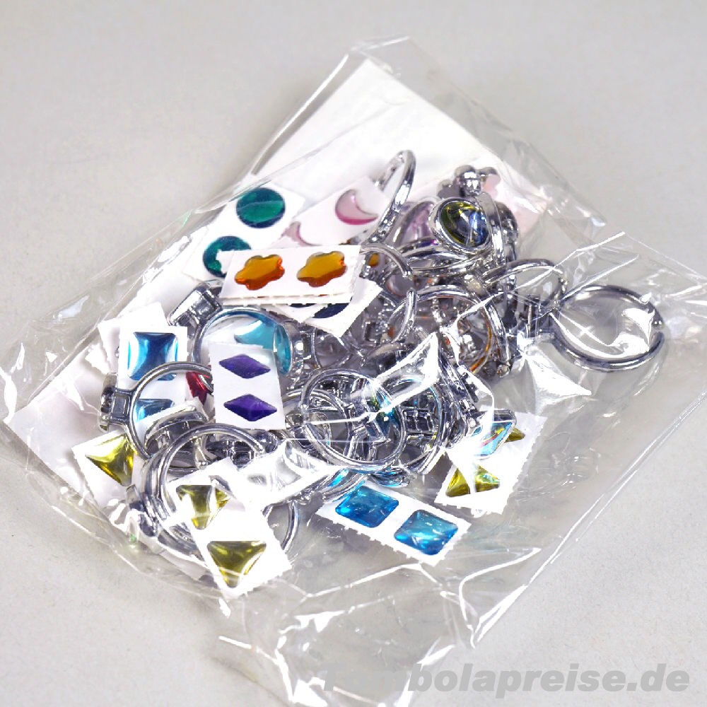 Tombolapreis Ringe mit Stickern