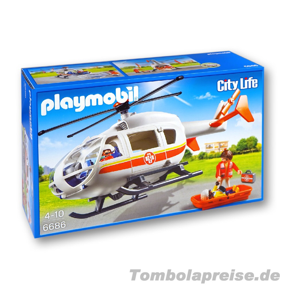 Tombolapreis Rettungshubschrauber Playmobil