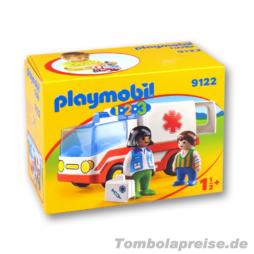 Tombolapreis Rettungswagen Playmobil