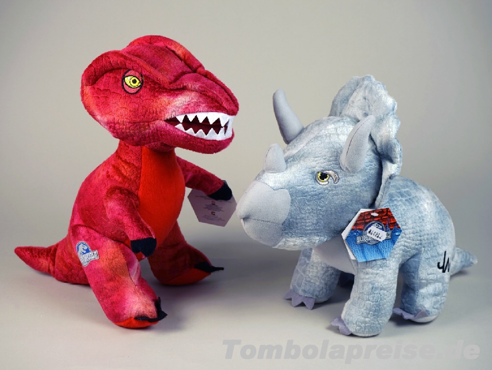 Tombolapreis Pl&uuml;sch-Dinos Jurassic World