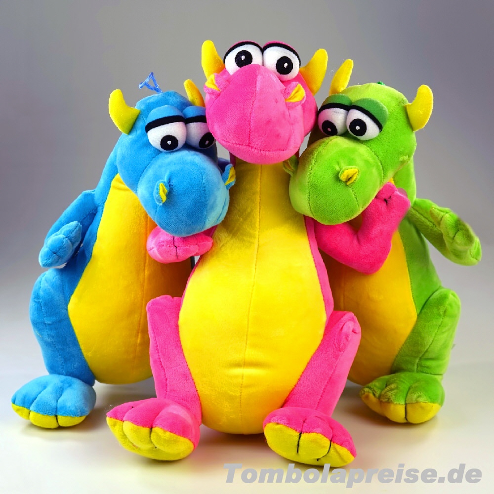Tombolapreis Pl&uuml;sch-Drachen 35 cm