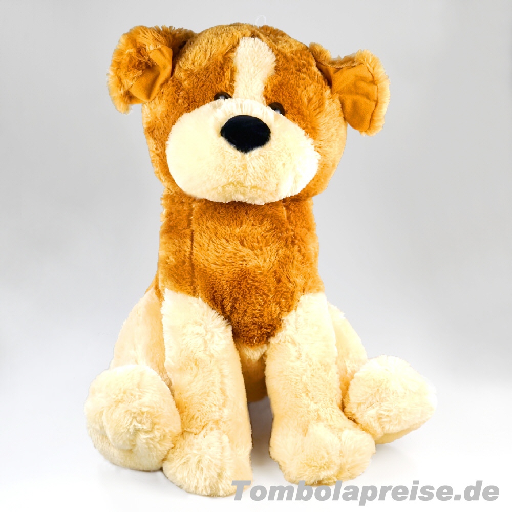 Tombolapreis Pl&uuml;sch-Hund sitzend 60 cm