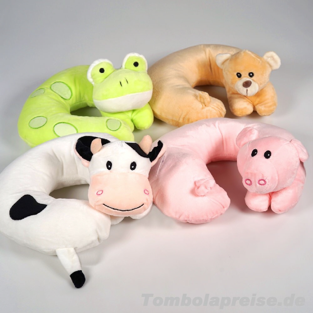 Tombolapreis Pl&uuml;sch-Nackenh&ouml;rnchen Tiere