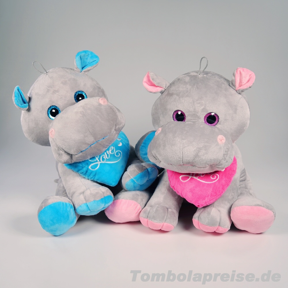 Tombolapreis Pl&uuml;sch-Nilpferde