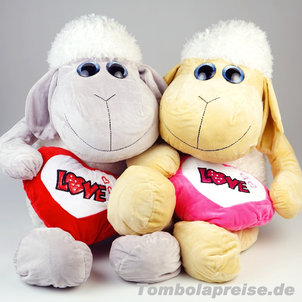 Tombolapreis Pl&uuml;sch-Schafe 45 cm