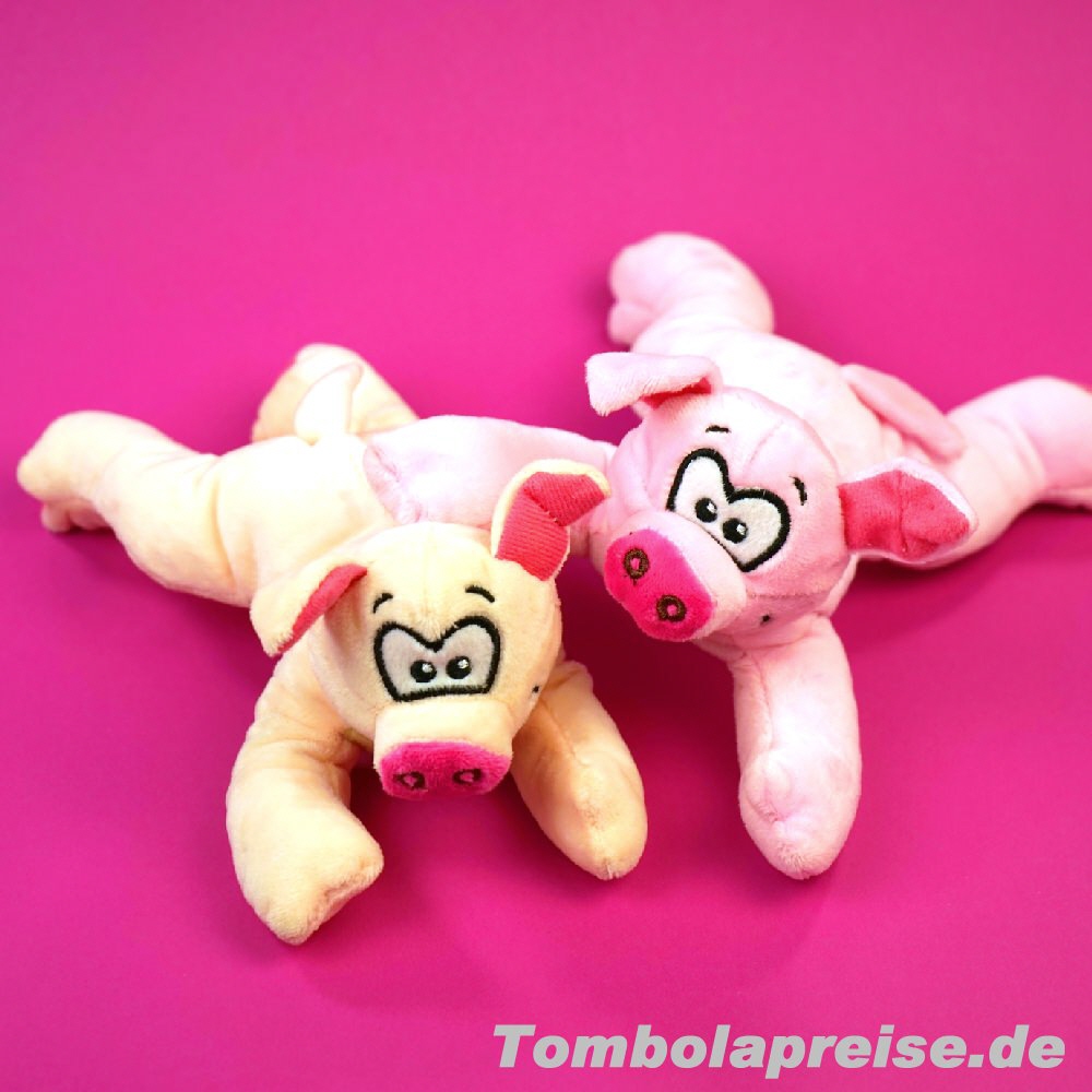 Tombolapreis Pl&uuml;sch-Schweinchen