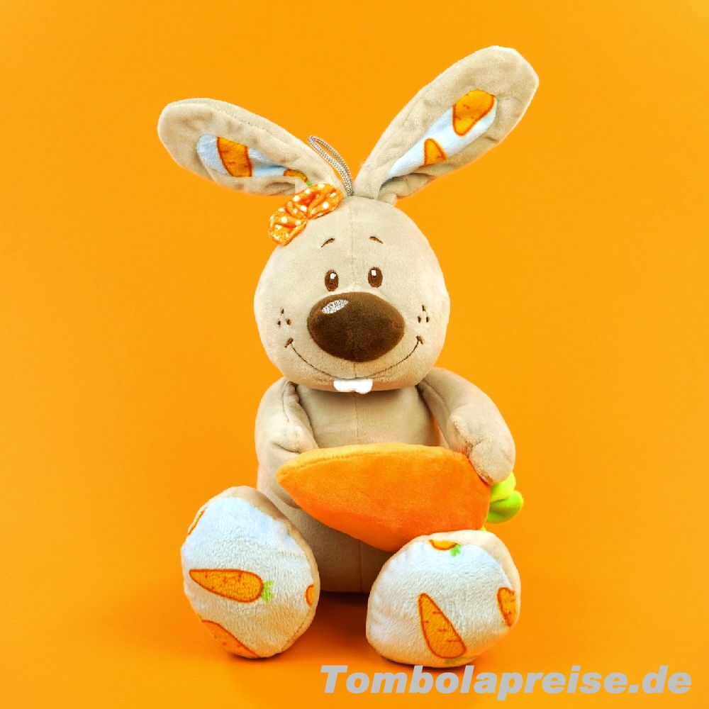 Tombolapreis Pl&uuml;sch-Hase mit Karotte
