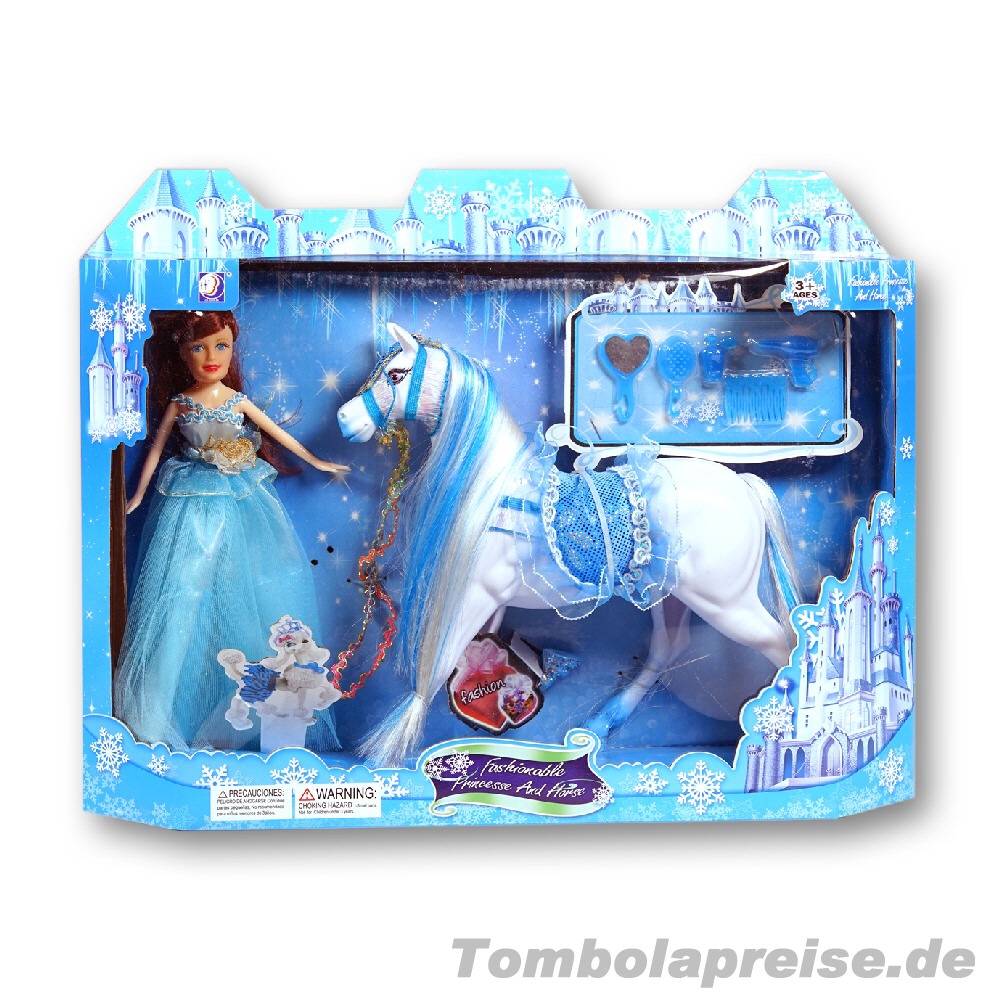 Tombolapreis Puppe mit Pferd
