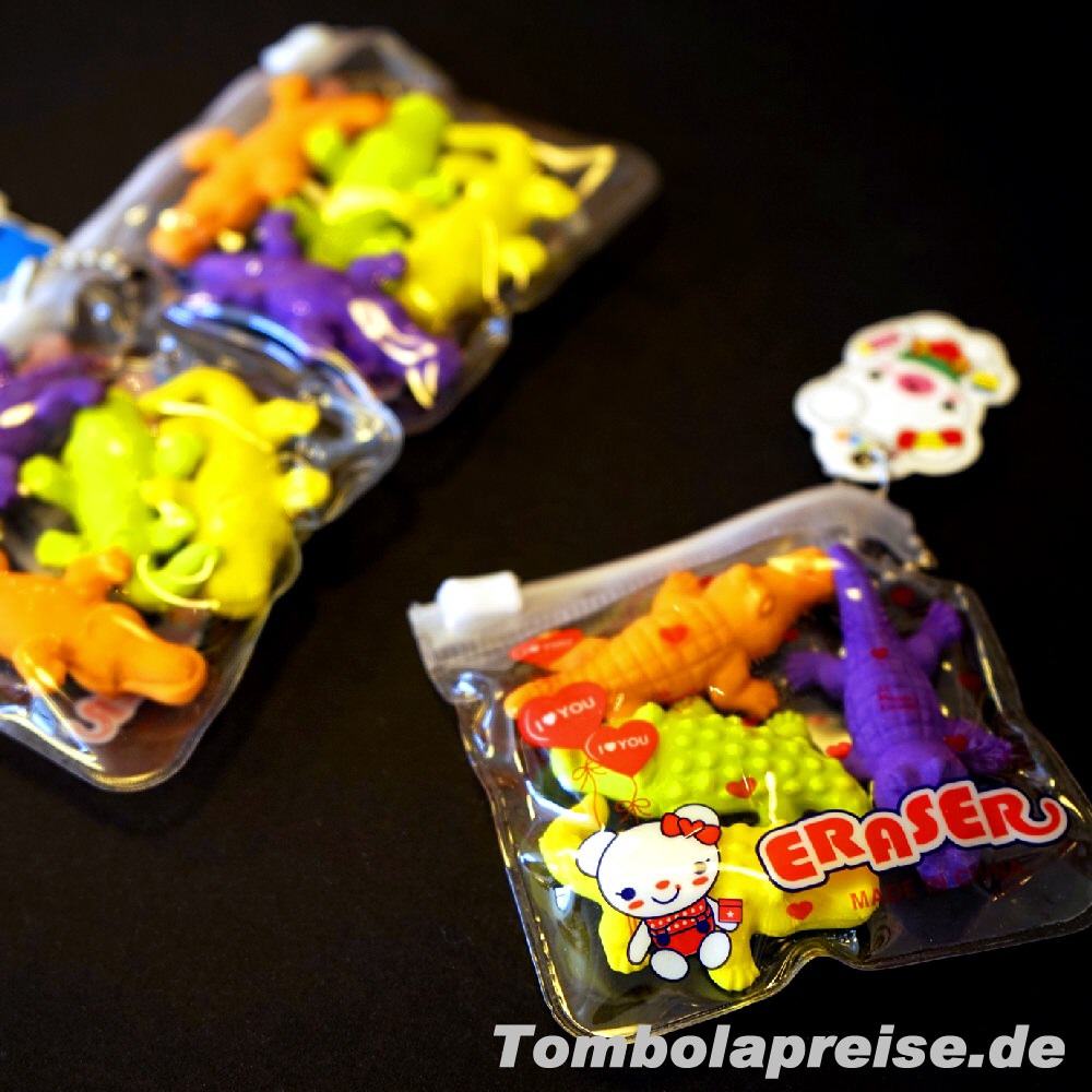 Tombolapreis Radiergummi Krokodil