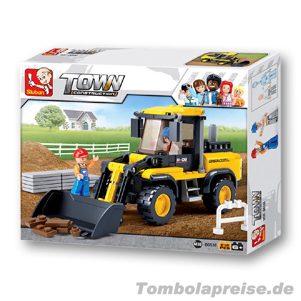 Tombolapreis Radlader Steckbausteinkasten