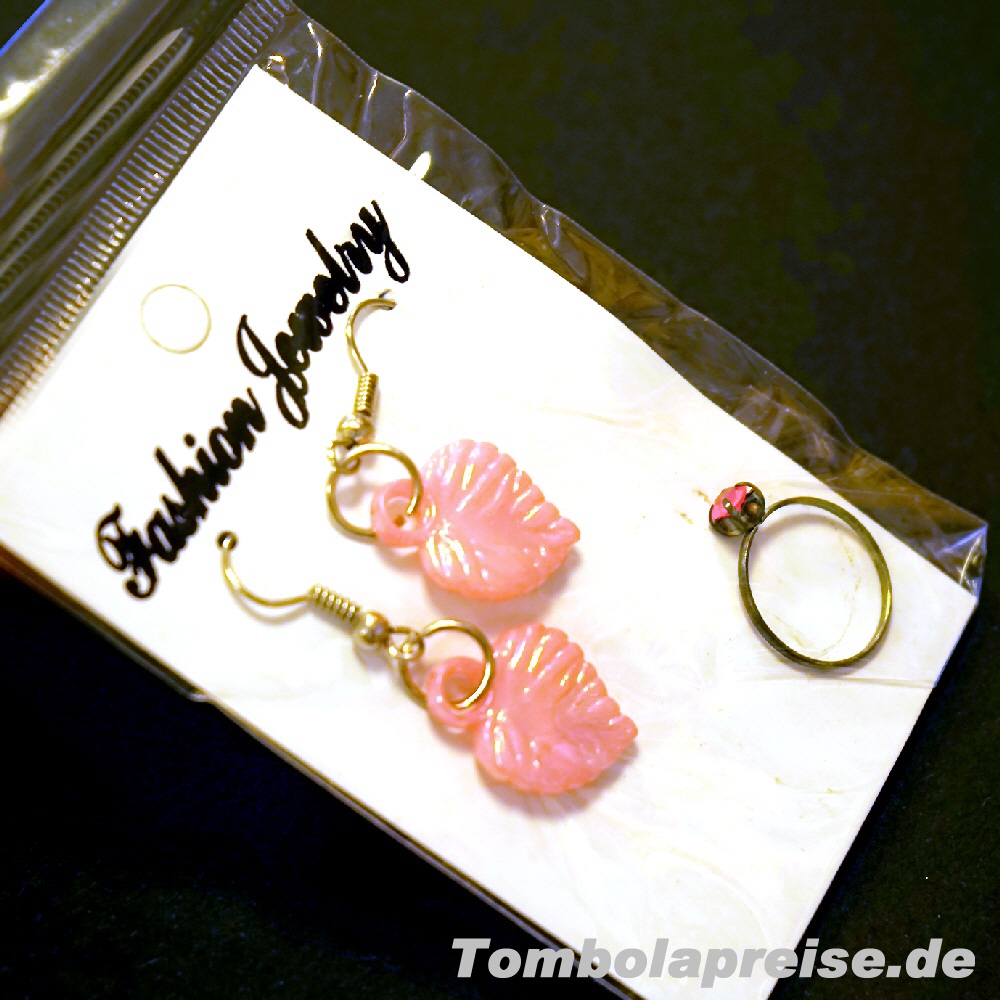 Tombolapreis Ringe und Ohrringe